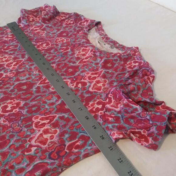 Logo by Lori Goldstein women's size M multicolored tunic top - Picture 8 of 13